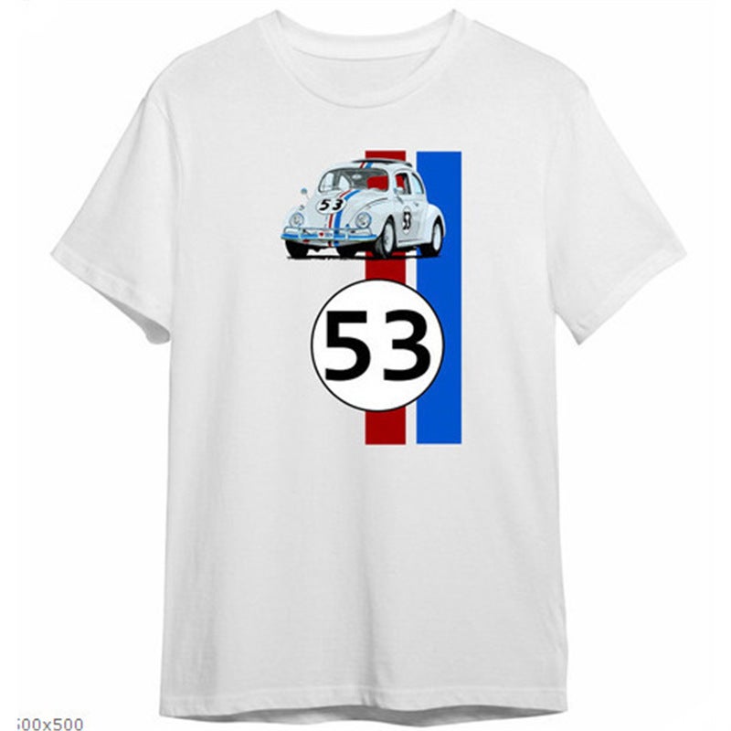 European Size Printed Cotton Anime Cartoon American Short-Sleeved Pattern T-Shirt - Image 1